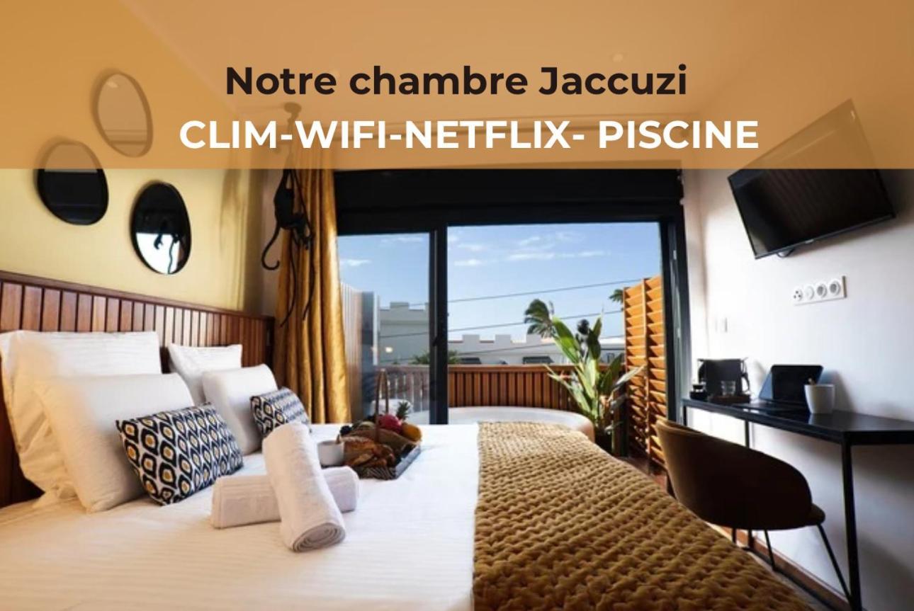 Maison Le Patio Jacuzzi Сен-Дени Экстерьер фото